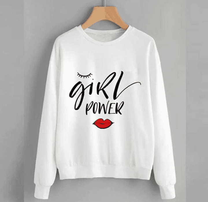 Stylish Girl Power Sweatshirt Stylish Girl Power Sweatshirt